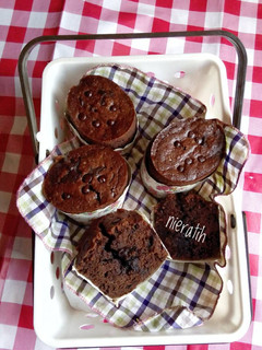 Foto resep Chocolate muffin (no mixer)