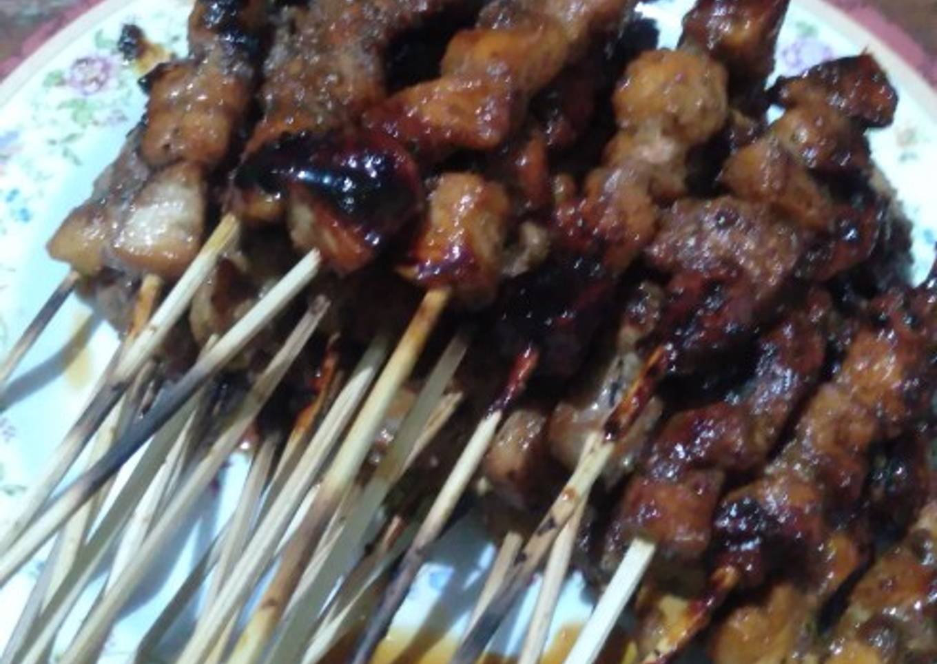 Sate ayam bumbu kecap