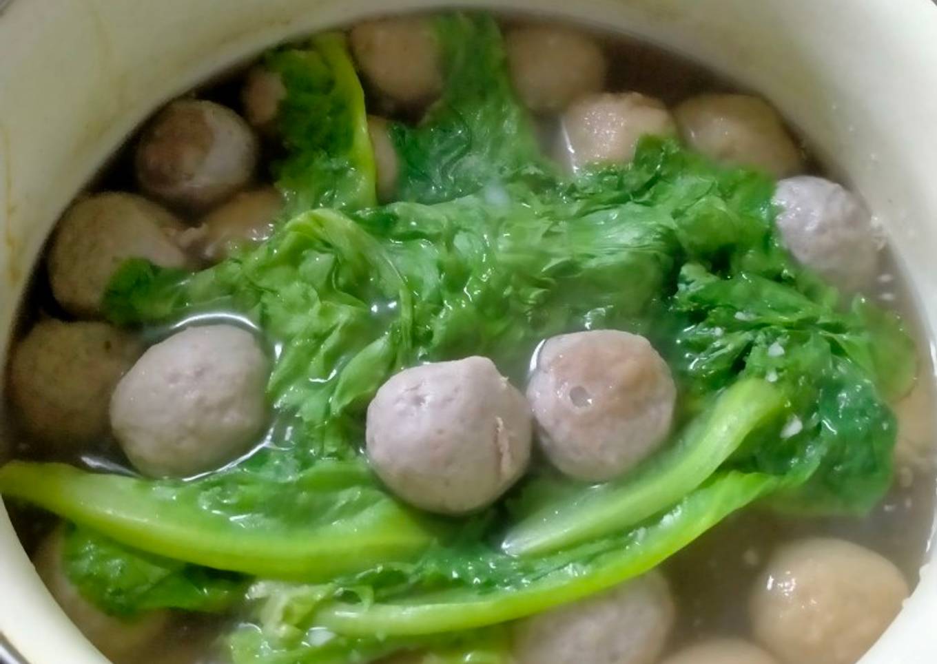 Kuah untuk bakso