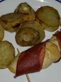 Rollito primavera con papitas horneado