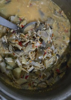 Foto resep #18 pecel ontong jantung pisang tidak pedas