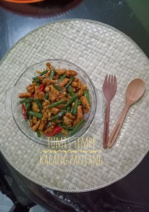Foto resep Tumis Tempe Kacang Panjang