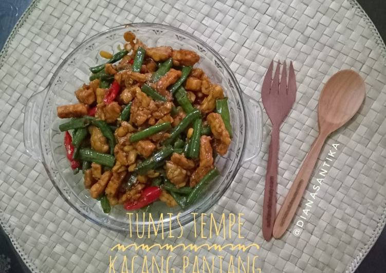 Tumis Tempe Kacang Panjang Tumis Tempe Kacang Panjang