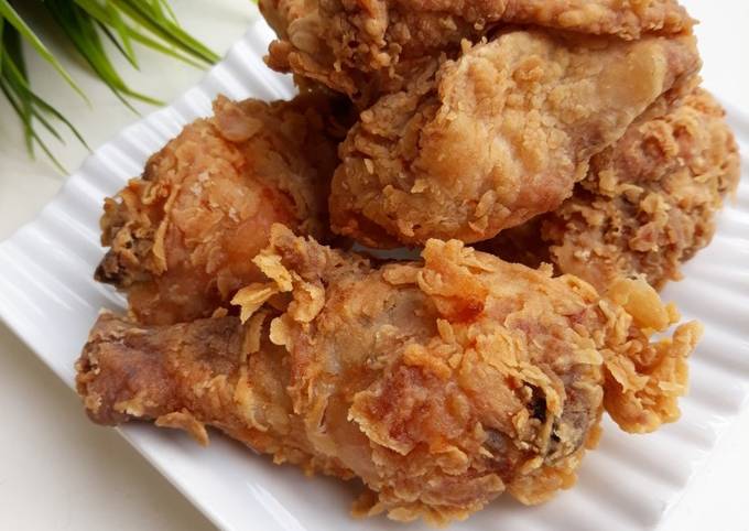 Ayam Goreng Kriuknya awet dan Super Simpel