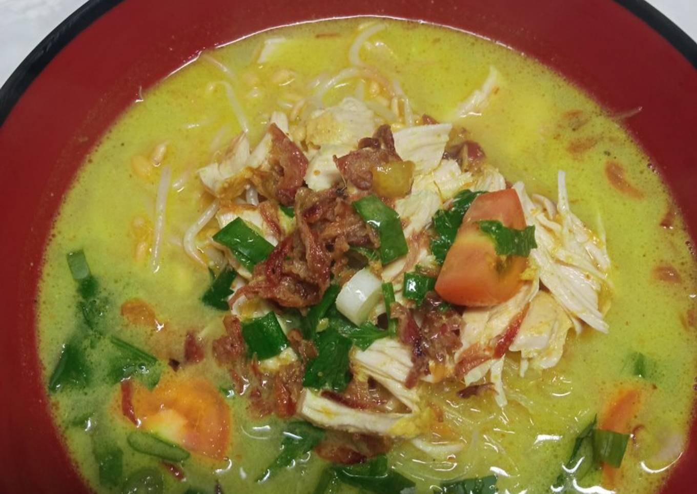 90. Soto Ayam santan seger