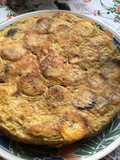 Tortilla de plátanos (plátanos machos)
