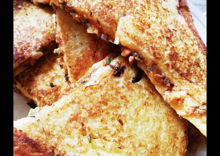 Steps to Make Any-night-of-the-week Pan Fried Sandwich