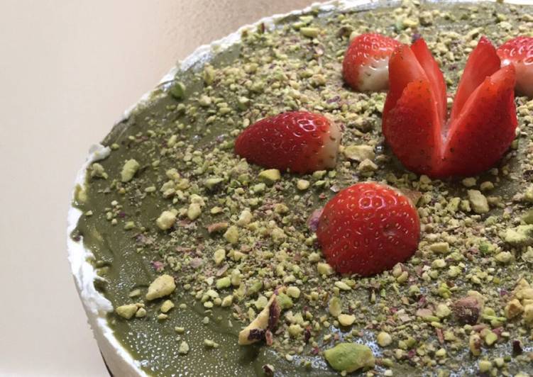 Recipe Of Perfect تشيز كيك بالفستق 34 البستاشيو 34
