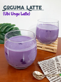 Foto resep Goguma Latte (Ubi Ungu Latte)