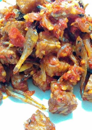 Foto resep TriPedo (Teri Tempe Balado)