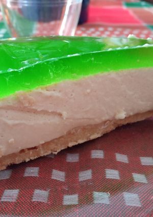 Una foto de Tarta de queso de mojito