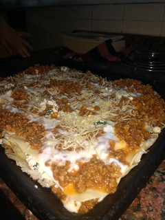 Una foto de Lasaña sin gluten