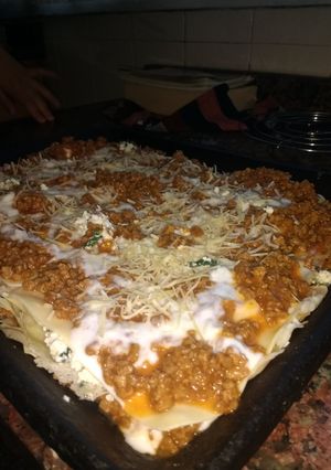 Una foto de Lasaña sin gluten