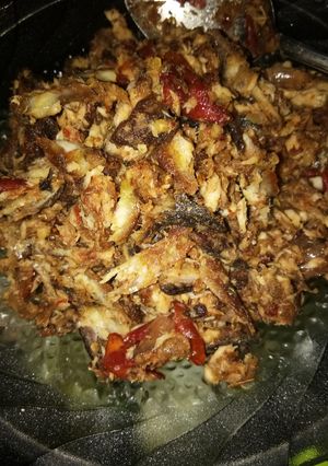 Foto resep Sambel goreng pedas ikan layang suwir sederhana, 😊