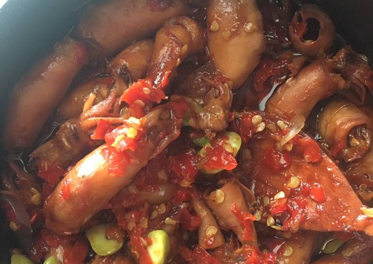 Resep Sambal Cumi Pete, Enak