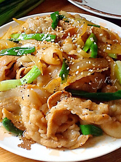 黑胡椒醬燒豬五花 的食譜成品照片