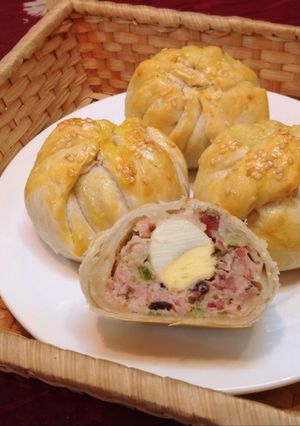 Hình của món Bánh Bao Nướng.
