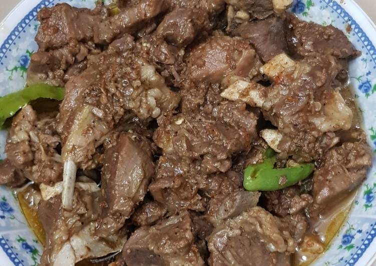 Recipe of Any-night-of-the-week Peshawari namkeen gosht