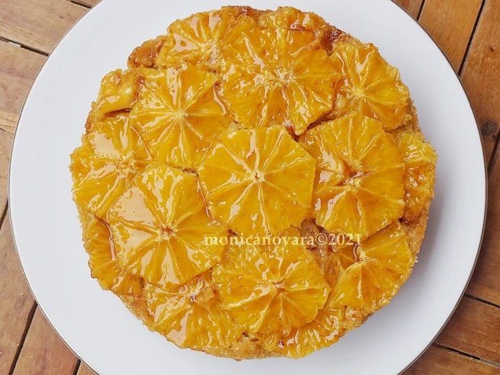 Langkah Mudah untuk Membuat Resep Orange Upside-down Cake yang Enak Banget Anti Ribet, Lezat