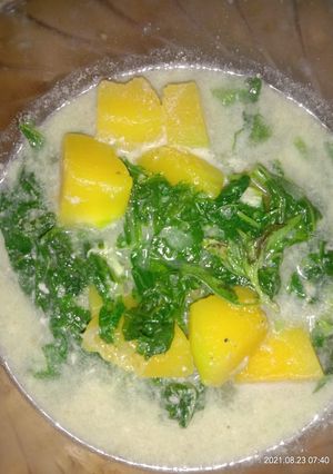 Foto resep Bobor labu kuning + sawi pahit(sawen)