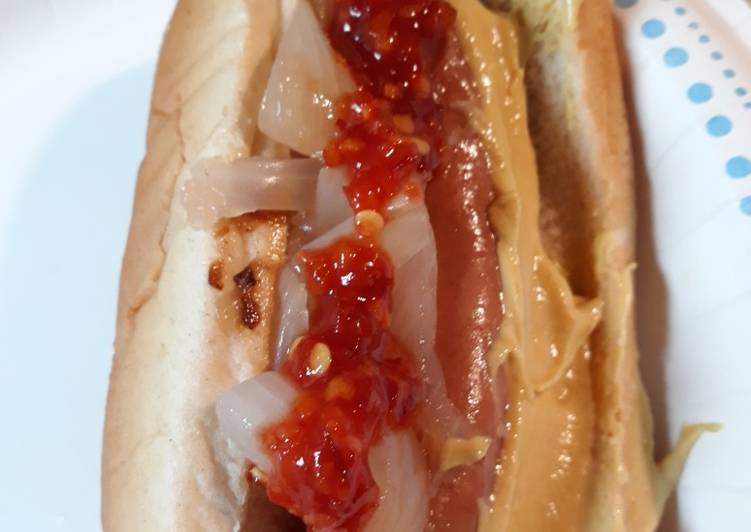 Recipe of Homemade Different Type of Grilled Chilidog and a Redhot