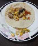 Tacos de calabacitas, hongos y elote a la mexicana las Correa. Jalisco