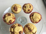 Muffins de batata y chocolate (postre fit)