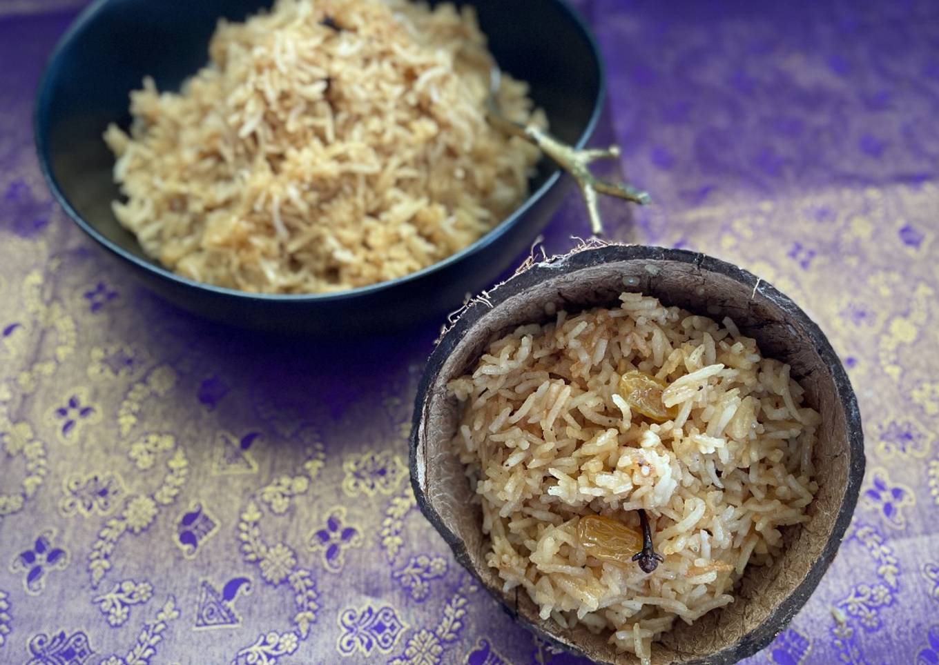 Narali Bhat / Sweet Coconut Rice