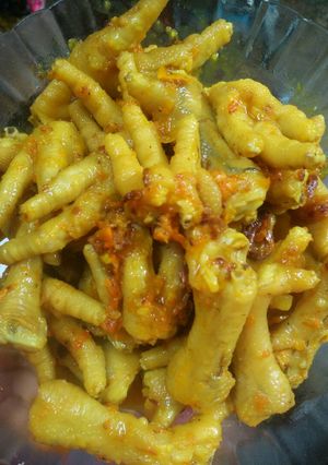 Foto resep Ceker Sambal Kuning