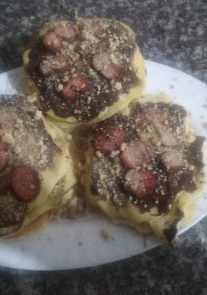 صورة لوصفة بان كيك بشكولاتة