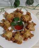 Sosis goreng balut tempe
