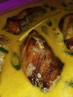 Foto resep Ikan Asap Kuah Santan