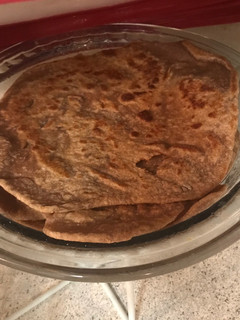 A picture of Alkaline - Spelt Chapati’s (flat bread).