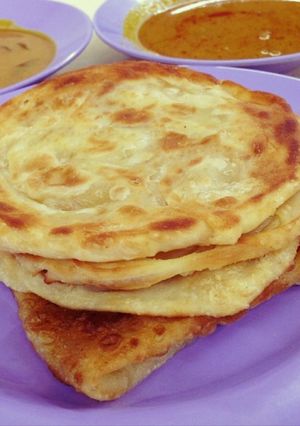 Foto resep Roti maryam praktis kuah kari
