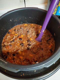 A picture of Savory instant pot chili.