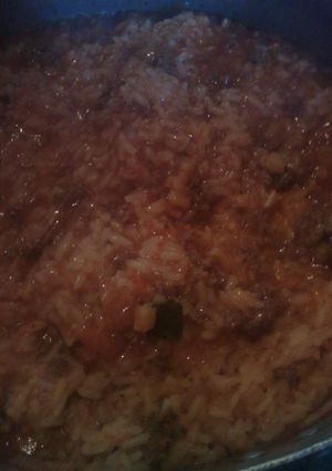 Una foto de Guiso de arroz a mi manera