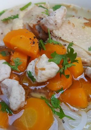Hình của món Bánh canh gà.
