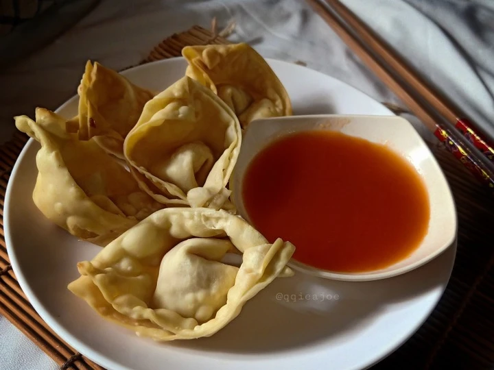 Cara Gampang Menyiapkan Resep  Pangsit Goreng yang Lezat Sekali, Enak