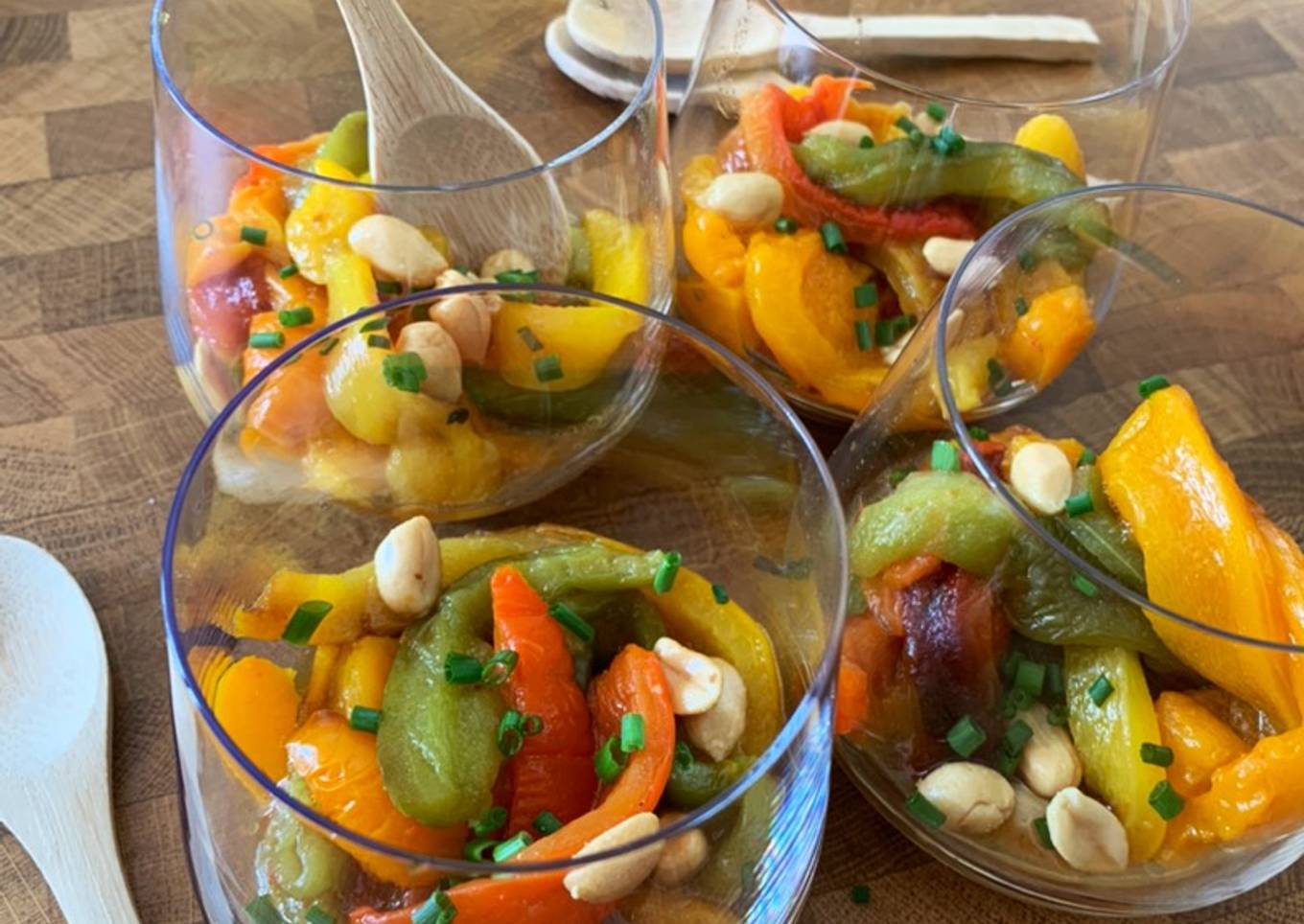 ☆Salade de Poivrons en Verrines☆