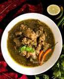 Green Mutton Curry