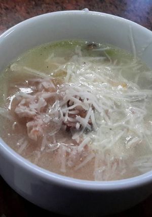 Foto resep Sup krim jamur tabur keju