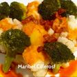 Coliflor y bróculi en ajada