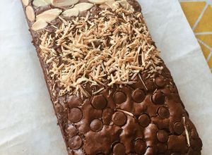 Foto resep Fudge Brownies Trio Chocolate (Bensdrop, Callebaut, Hersheys)😋
