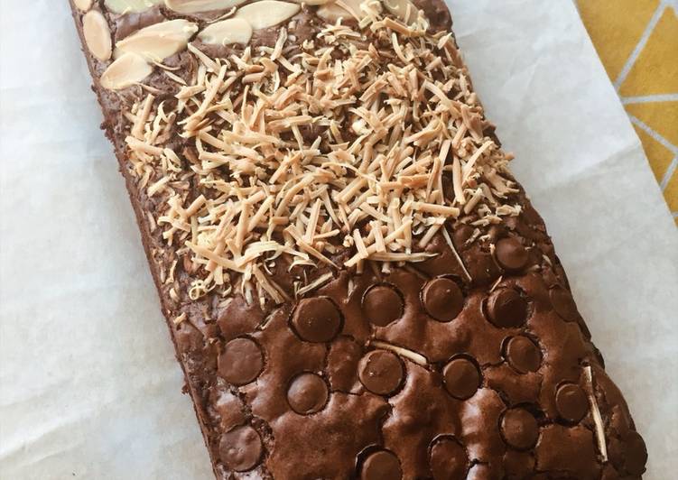 Fudge Brownies Trio Chocolate (Bensdrop, Callebaut, Hersheys)😋