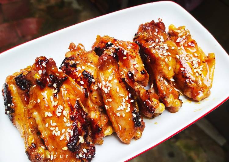 Resep Honey Sesame Chicken Wing, Enak Banget