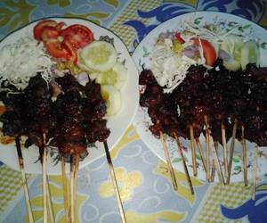 Resep mudah Sate kambing Nikmat Lezat