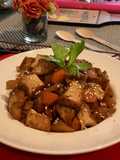 Tahu wortel Konyaku masak shoyu