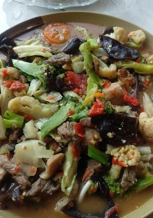 Foto resep Capcay nyemek super pedes