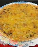 Quiche de champiñones y trigueros, sin nata