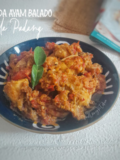 Foto resep Dada Ayam Balado ala Padang